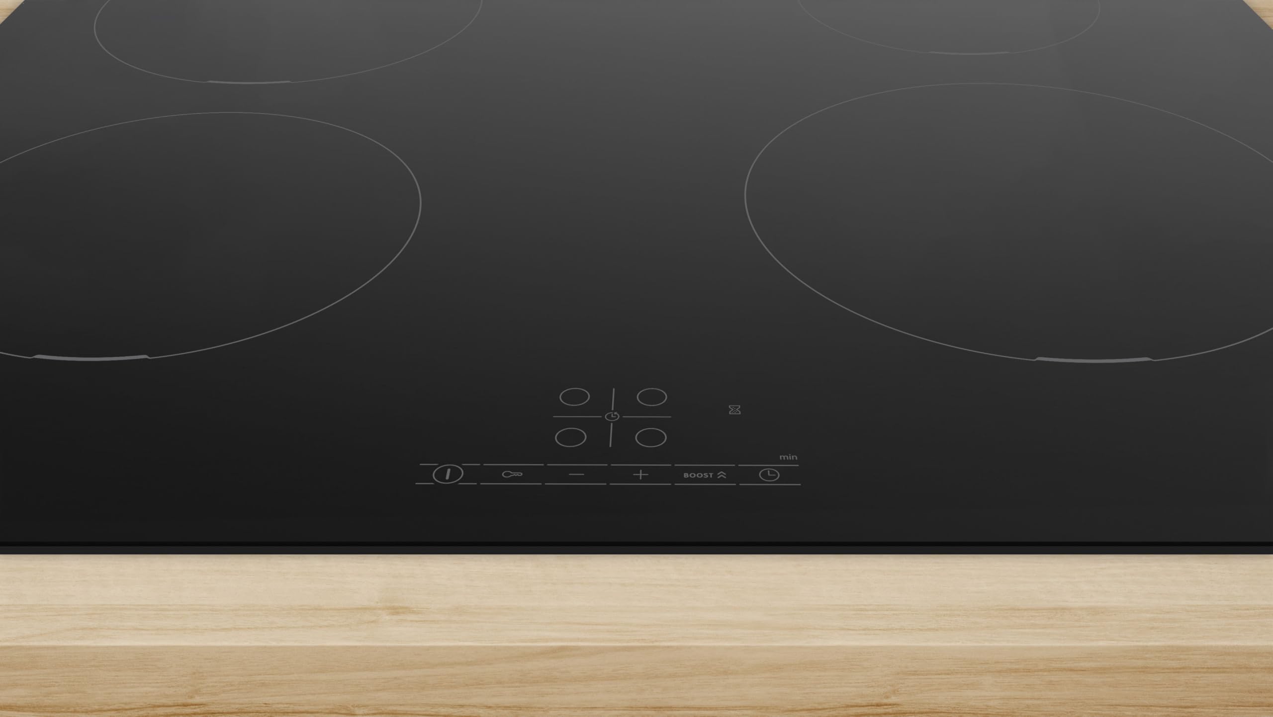 Bosch Bosch PUE611BB5E, Série 4, plaque à Induction, 4 foyers, 60 cm, Puissance 4600 W, Noir in use