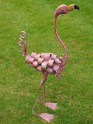 Large Metal Garden Flamingo Garden Sculpture Bird Garden Ornament