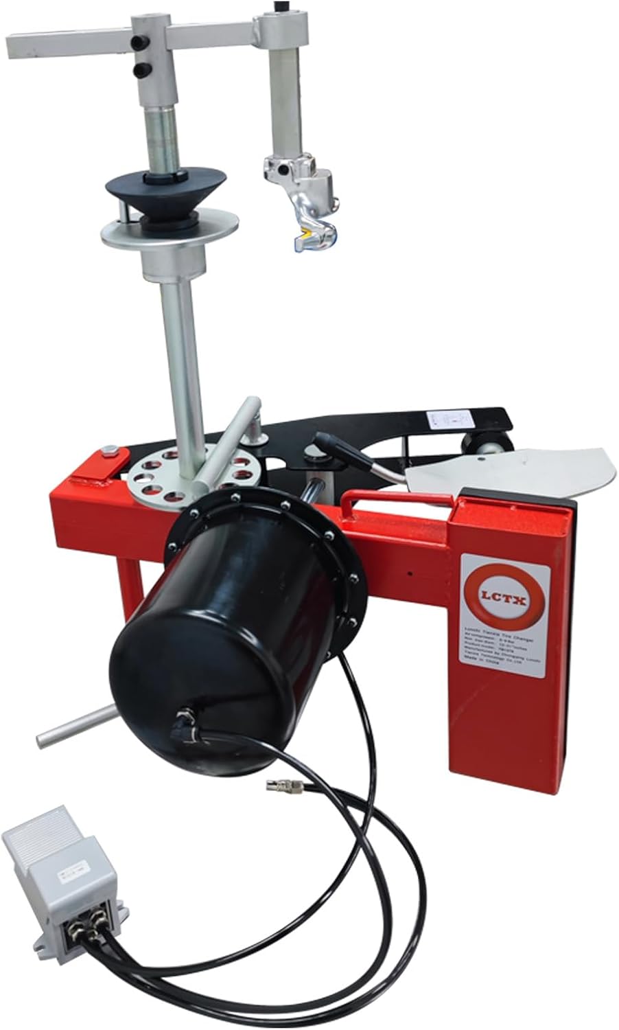 Pneumatic Tire Changer Machine, Portable Tyre Changing Machine for 12”-21” Small Tires, 14" Max. Wheel Width