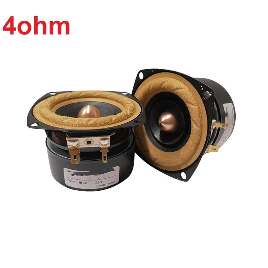 Amazon.co.jp: NICHANGHUA 2個 DIY 3 ''フルレンジスピーカー