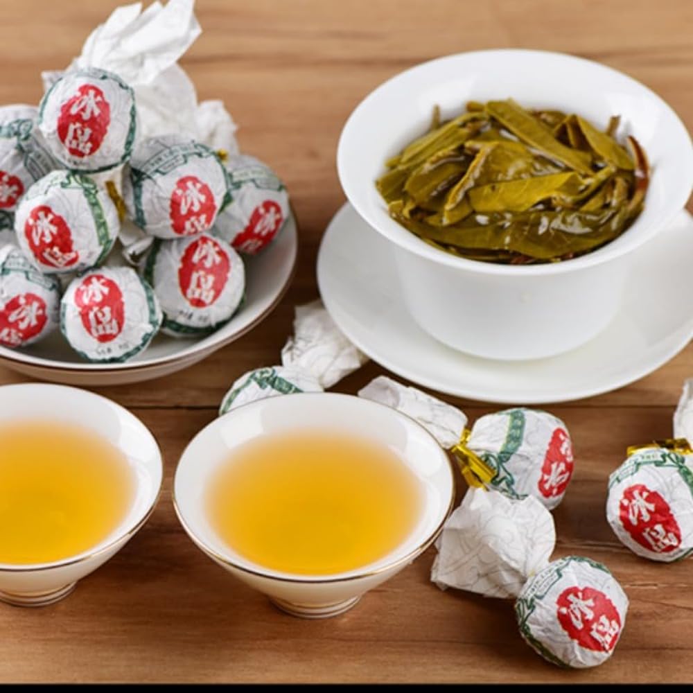 Herbata Yunnan Longzhu Herbata z dużego drzewa- Herbata Pu-erh Surowa herbata 250g do codziennego picia i prezentu 8.82 uncji