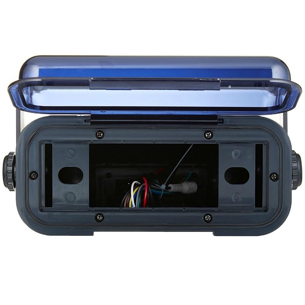 RÉCIPIENT pour Ensemble STÉRÉO OU Radio Marin IMPERMÉABLE ET RÉSISTANT À l'eau AU Soleil PYLE PLMRCB3 Noir pour Bateau Piscine CANOT
