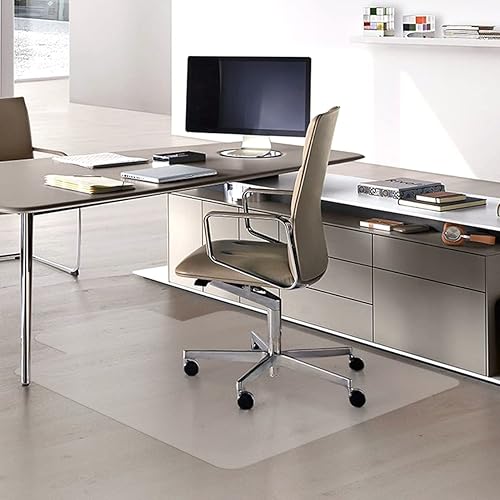 Miniatura 3 de Naturehydro Tapete transparente para silla para suelos duros, 48 x 30 pulgadas, tapete transparente para escritorio de computadora, para protección