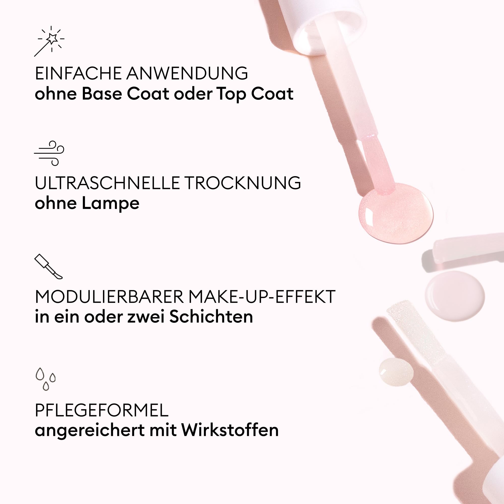 Manucurist Active™ Plump Aqua Glazed Pflegender Nagellack mit Aufpolsterungseffekt 15 ml