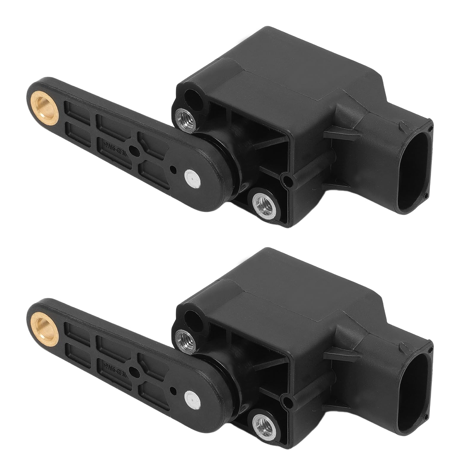 2x Niveausensor Luftfederung für BMW E46 5er E39 E60 E61 E38 E65 E66 E67 X3 E83 X5 E53 E46 M5 E60 E61 E85 E86 E89 1994-2018 Niveau Sensor Höhensensor Vorne Hinten zur Leuchtweitenregulierun