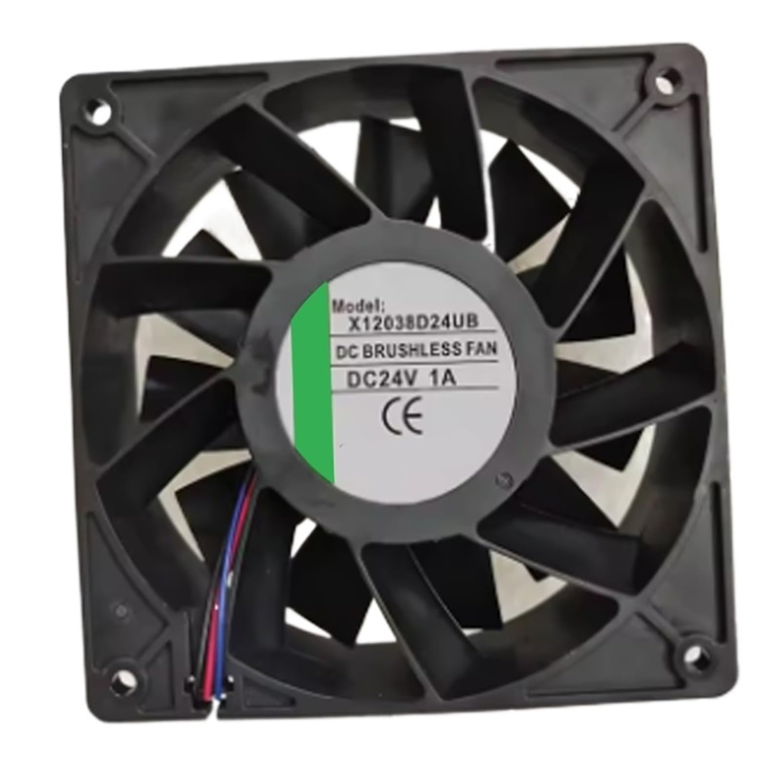 LZIKKGKI X12038D24UB DC 24V 1A 120x120x38mm 2/3-Wire Cooling Fan(2wire)
