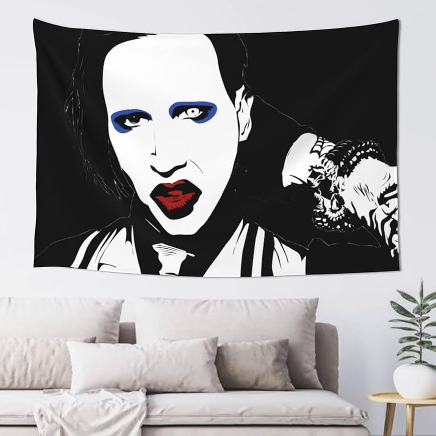 マリリンマンソン タペストリー Amazon.co.jp: Runiry タペストリー Marilyn Mansonマリリン