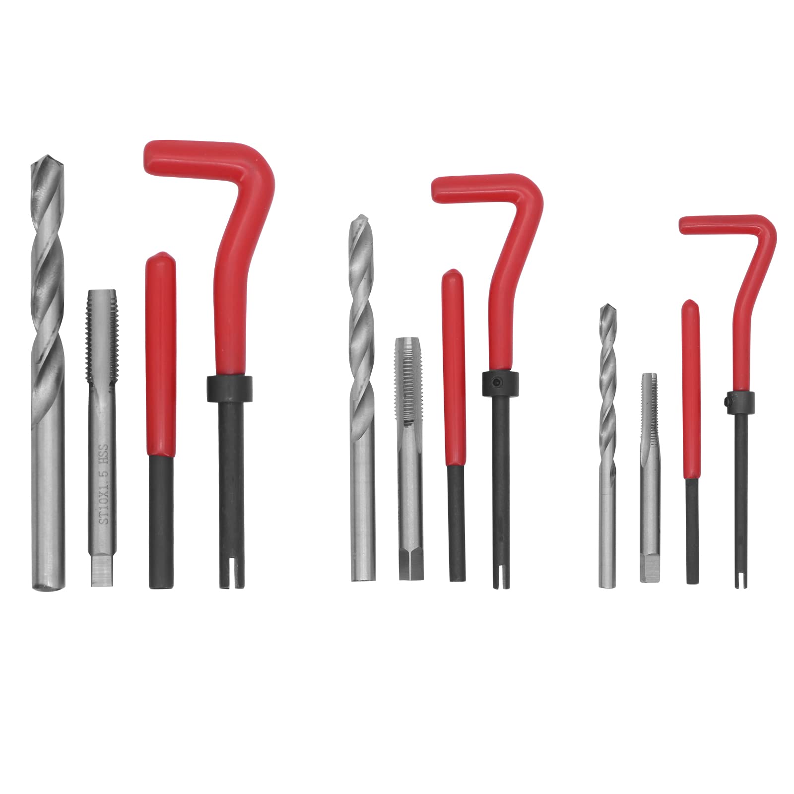 Kit Riparazione Filetti M5 M6 M8 - 75 Pezzi Per Auto E Meccanica | Restauro Filettature Danneggiate - Foto 4