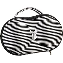 Travel Home Organizer Zip Bag Case Portable Bra Storage Bag Waterproof Bra and Underwear zebra-stripe