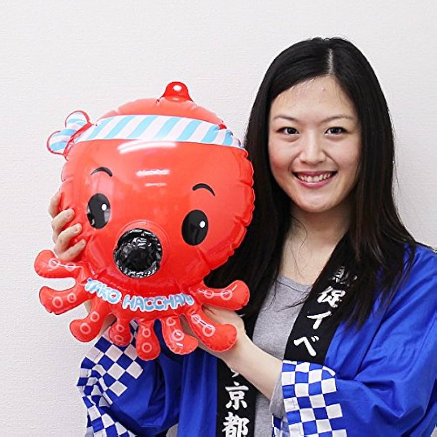 Amazon | ビニールPOPバルーン たこ吉 中サイズ35cm/ポップ