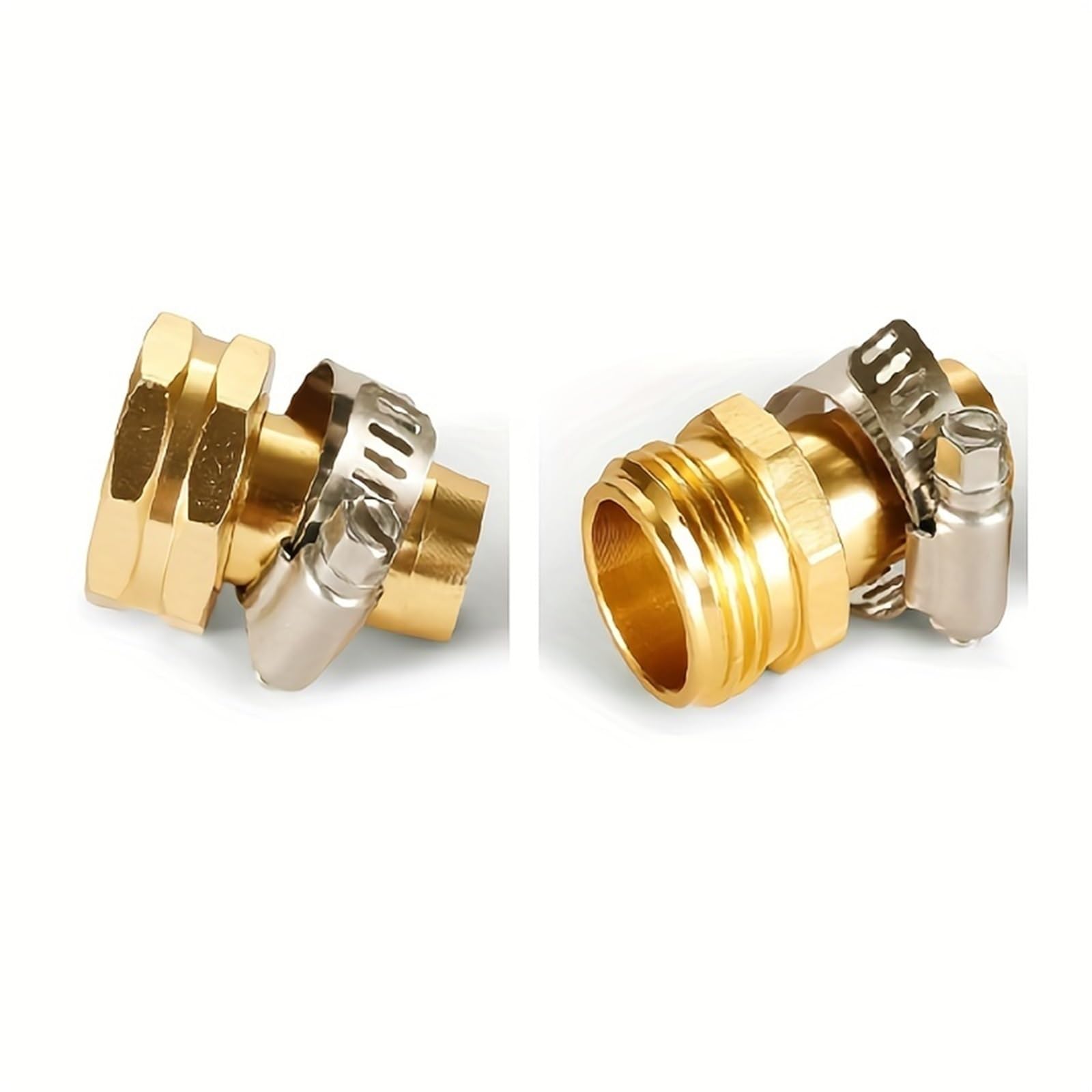 Lot de 8 connecteurs de tuyau d'arrosage avec collier de serrage pour une installation facile pour tuyau d'arrosage