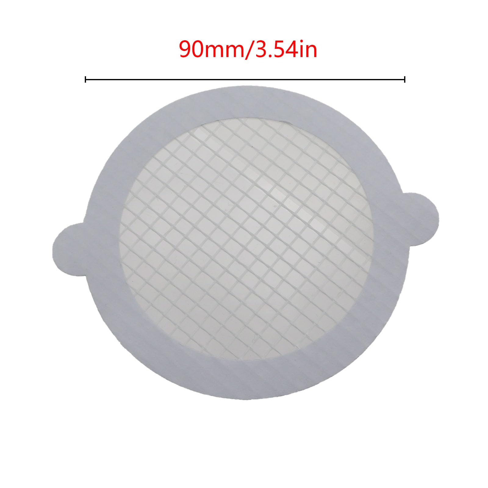 32 pegatinas redondas desechables para drenaje de suelo, 90 x 90 mm, pantalla de baño, filtro antiobstrucción, filtro de cocina, filtro antiobstrucción para suelo, alcantarillado, captura de