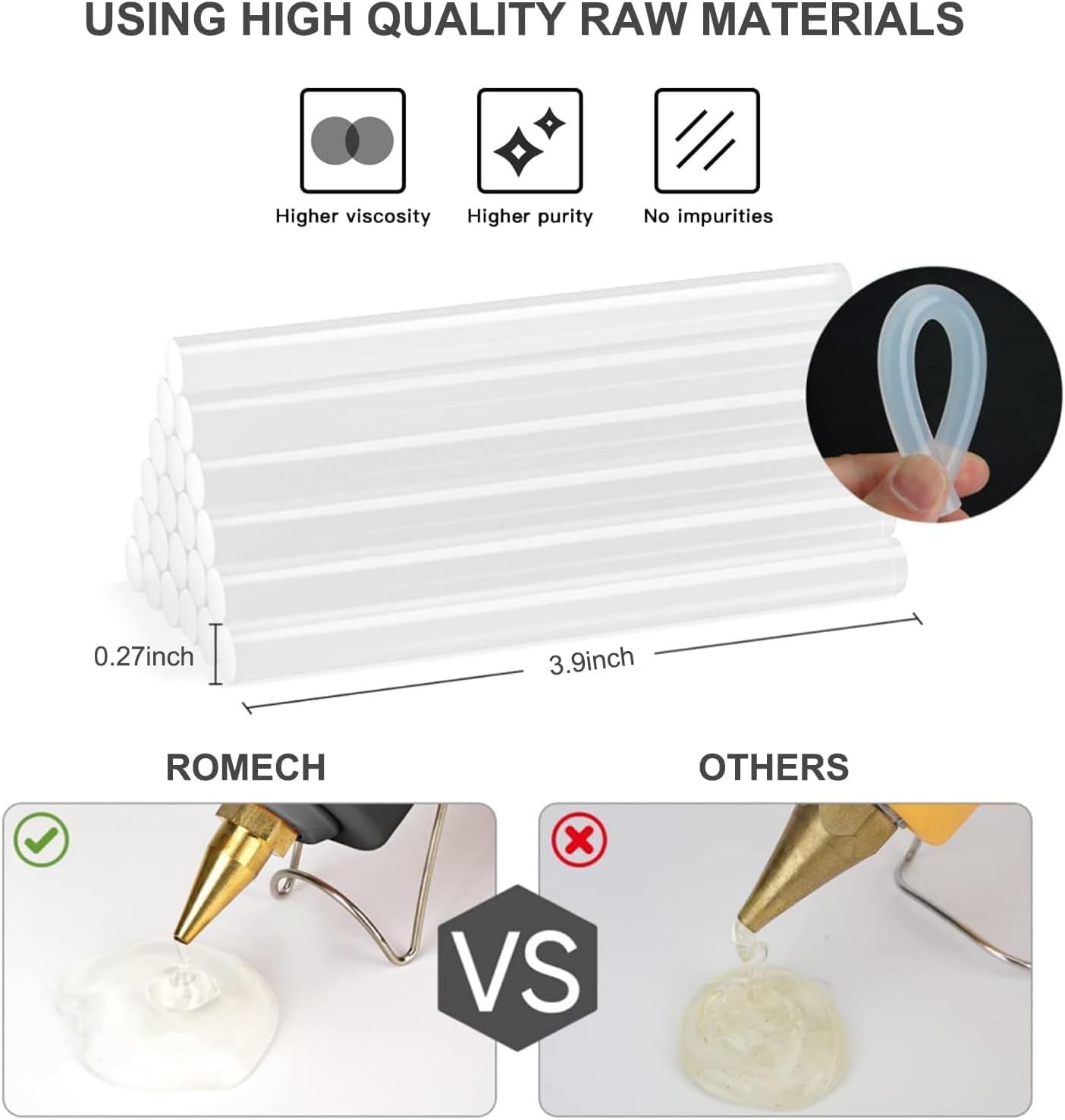 Hot Glue Gun with 30pcs Glue Sticks,20W Mini Glue Gun for Arts Crafts Hot Glue Guns for Kids Hot Melt Arts Craft DIY Glue Gun for Crafts School DIY Arts Home Quick Repairs (Multicolored, 6 Pieces)
