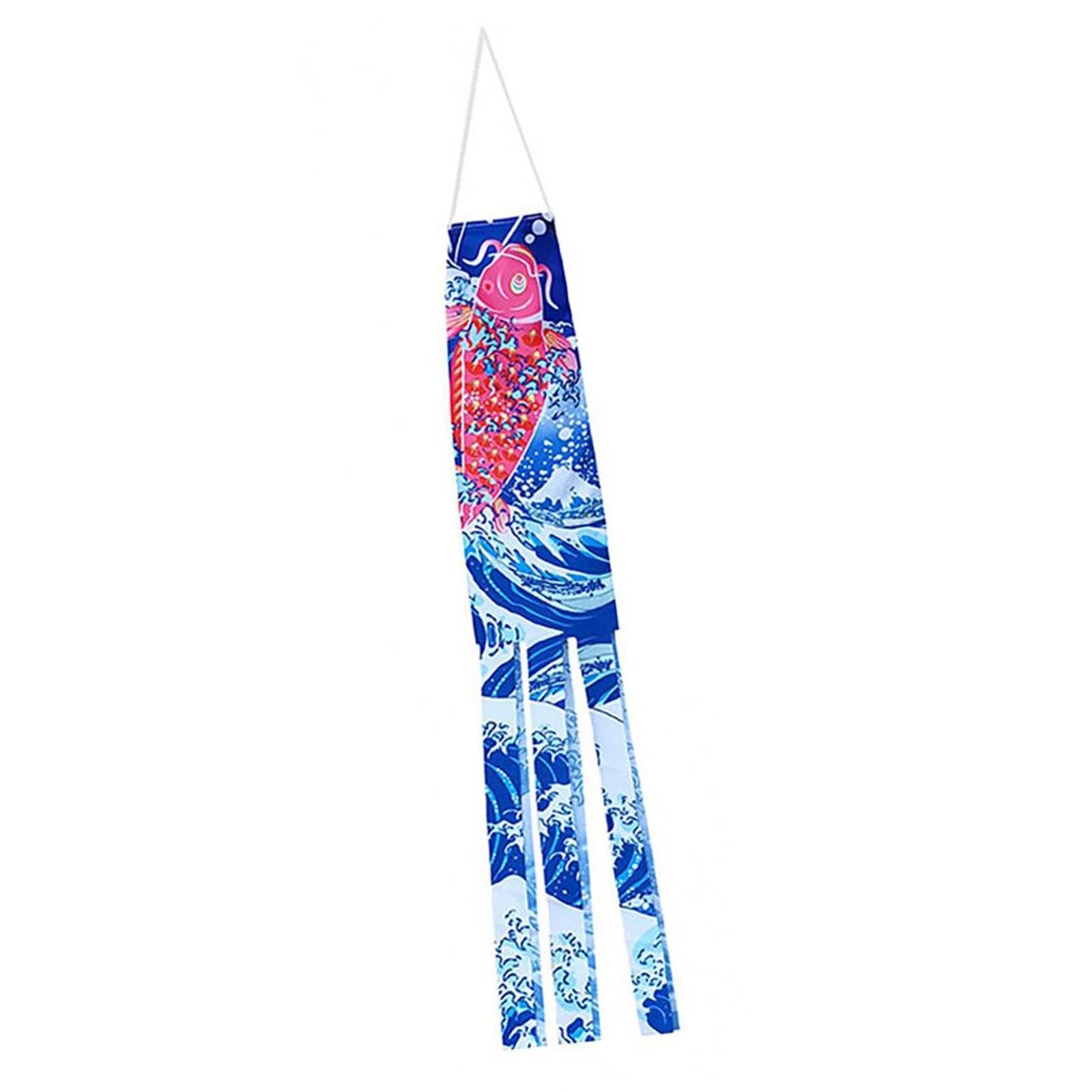 Japanese Carp Windsock 140cm Streamer Fish Flags for Yard Sushi Bar Wall Style F | Windmills & Wind Spinners | Garden Déco | Yard, Garden & Outdoor-image-45