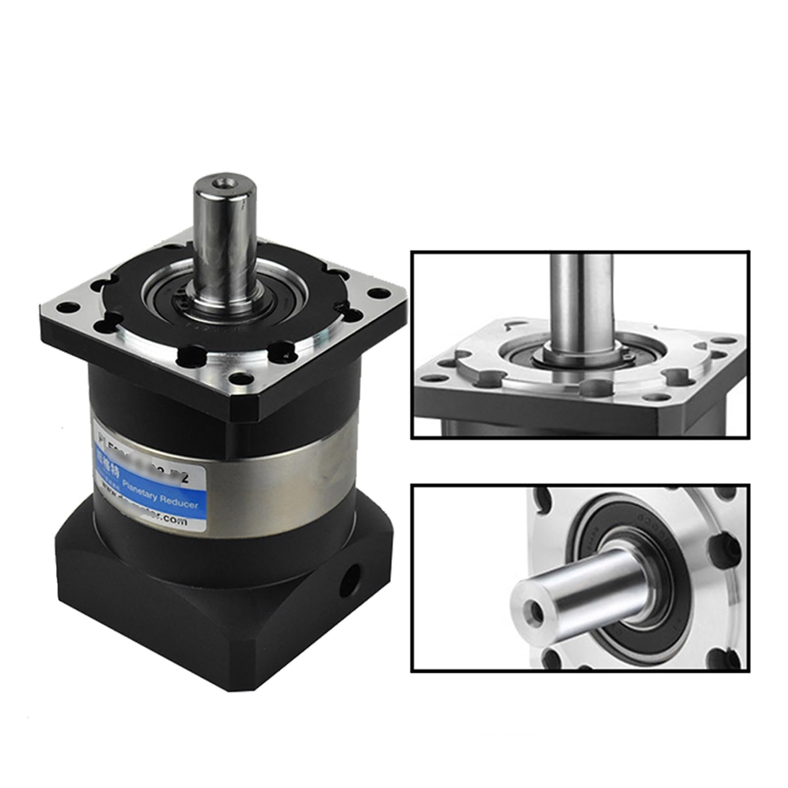 Stosunek prędkości 10:1 7Arcmin 120MM reduktor planetarny 22MM wejściowy skrzyni biegów dla 130MM serwomotor CNC o wysokiej precyzji Niezawodna Praca
