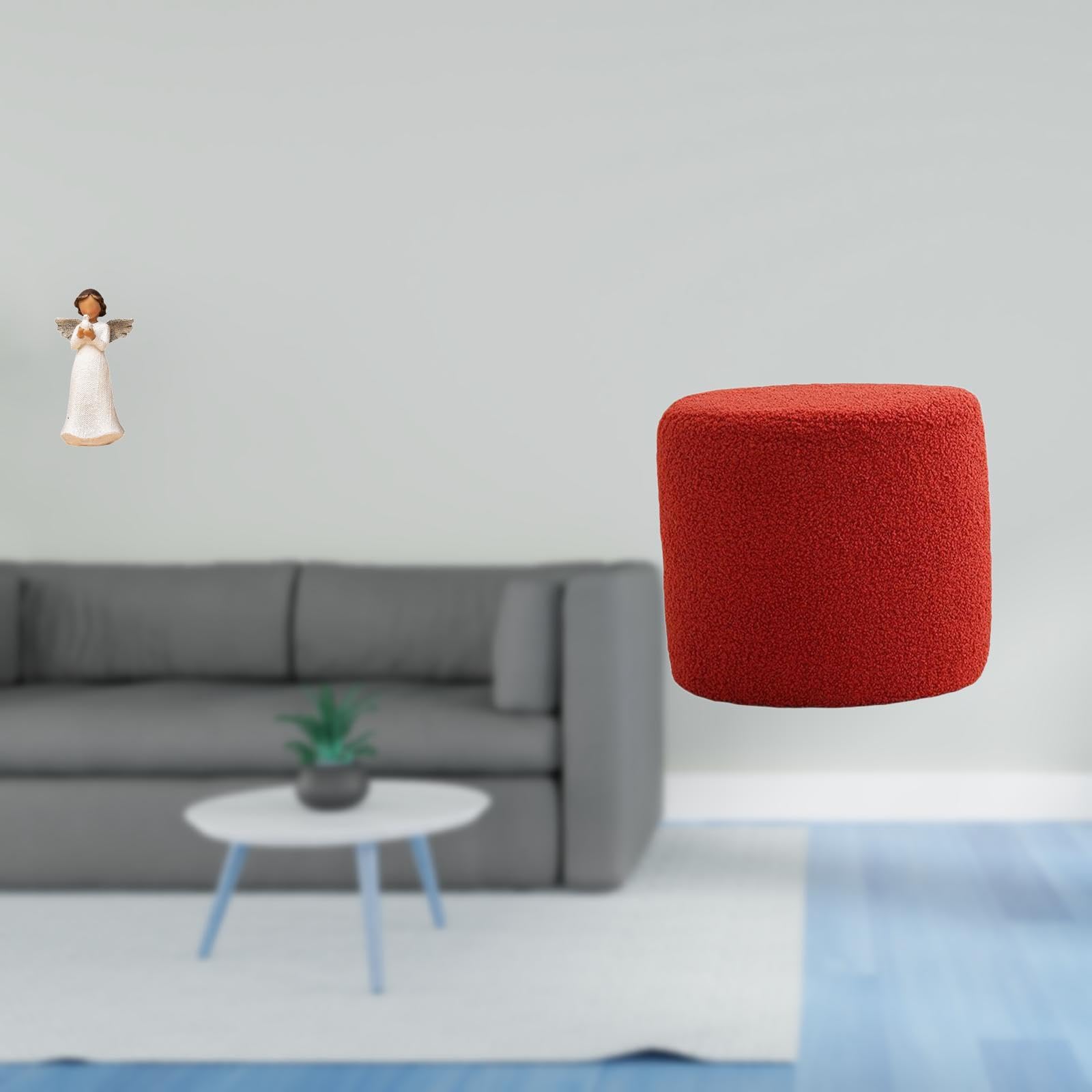 Enakshi® Cherub Resin Sculpture with Pigeon Decorative Indoor Statue and Round Ottoman Footstool Bench for Living Room Office Bedroom Nursery|Home & Garden | Home Decor | Figurines-image-34