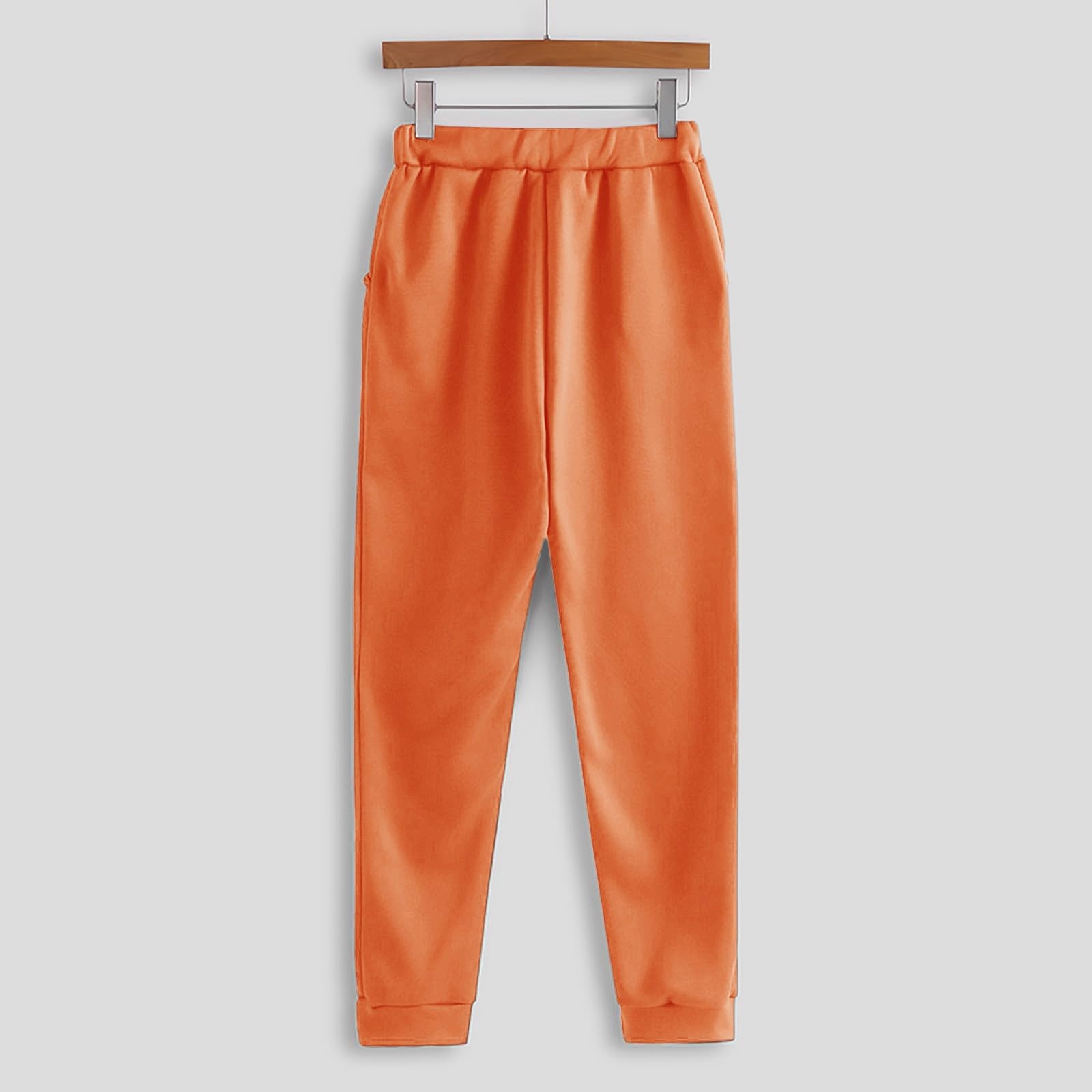 Tenue de loisirs pour femme - Ensemble pyjama côtelé - 2 pièces | Sweat à capuche à manches longues et longue taille élastique, pantalon de loisirs, pyjama avec cordon de serrage et poches