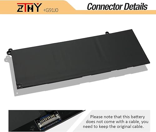 Miniatura 5 de Batería G91J0 de 41 Wh, reemplazo de 3 celdas para Dell Latitude 3320 3330 3420 3520 Inspiron 3510 3511 3515 3521 3525 3530 3535 5320 5310 5330 5411