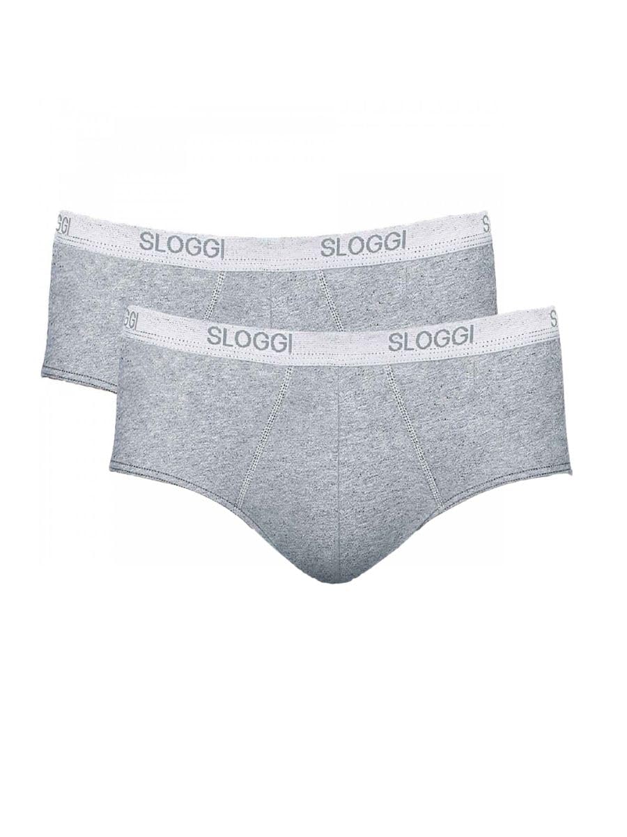 Men Basic Midi 2P Grey Grey L (36)
