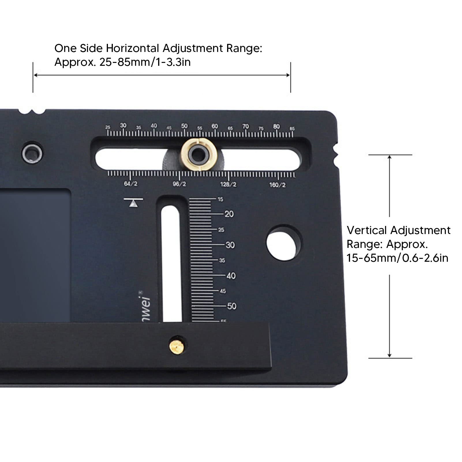 ViaGasaFamido Dima Hardware per Dima per Armadietti, Localizzatore di Punzoni Guida per Trapano Strumento per Tasselli per Perforazione del Legno per L'installazione di Maniglie, Manopole