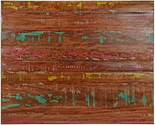 Table Top Mixed Colors Solid Reclaimed Wood Countertop Versatile Table T...