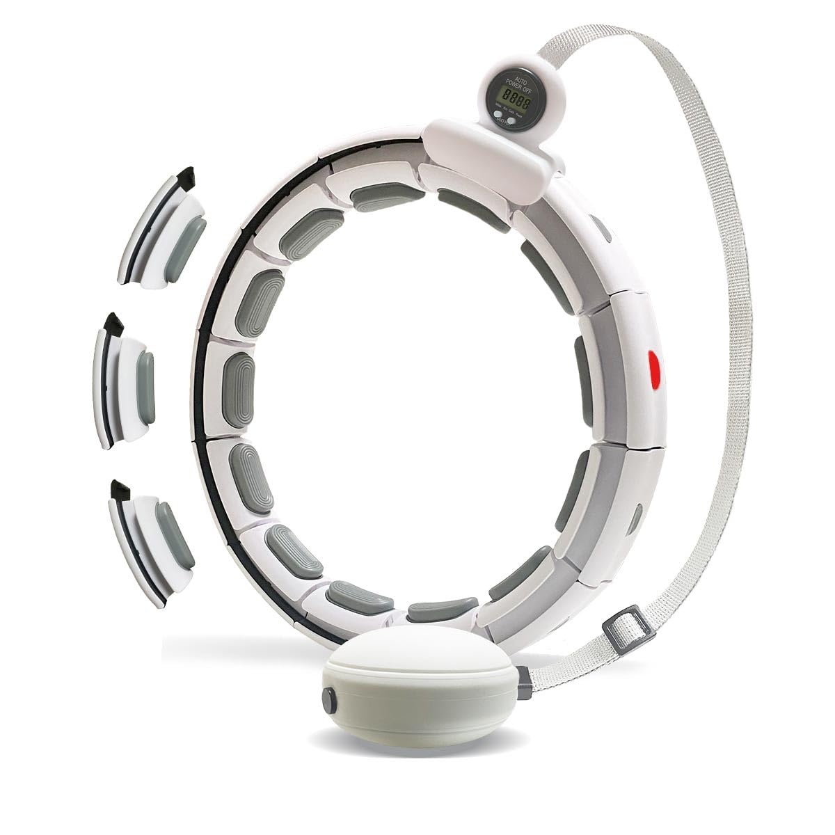 LETAO Smart Hula Hoop Reifen | Superschnelle Drehung| Pink Überzug | Maximal Taille 95 cm | Zukunftsorientiertes Design