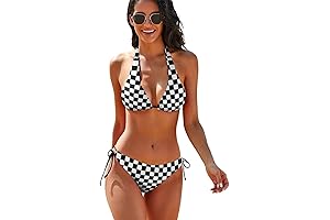 Flattering Womens Checkered Swimsuits: Making Waves This Summer