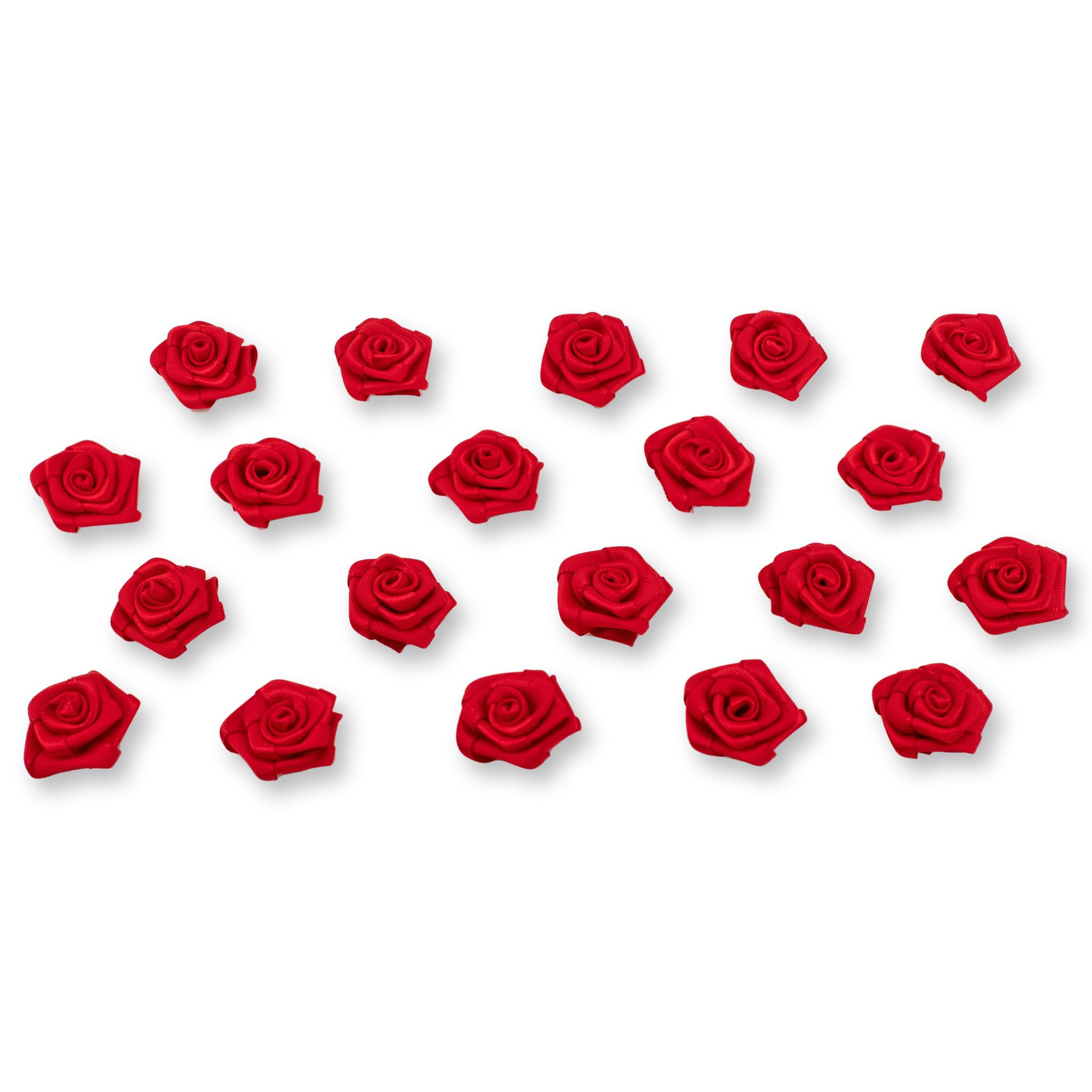 Yurosiay 150 mini rose in raso, 15 mm, mini rose, in tessuto fatto a mano, piccole rose in raso colorato, decorazione per la casa, matrimoni, decorazioni fai da te, lilla chiaro