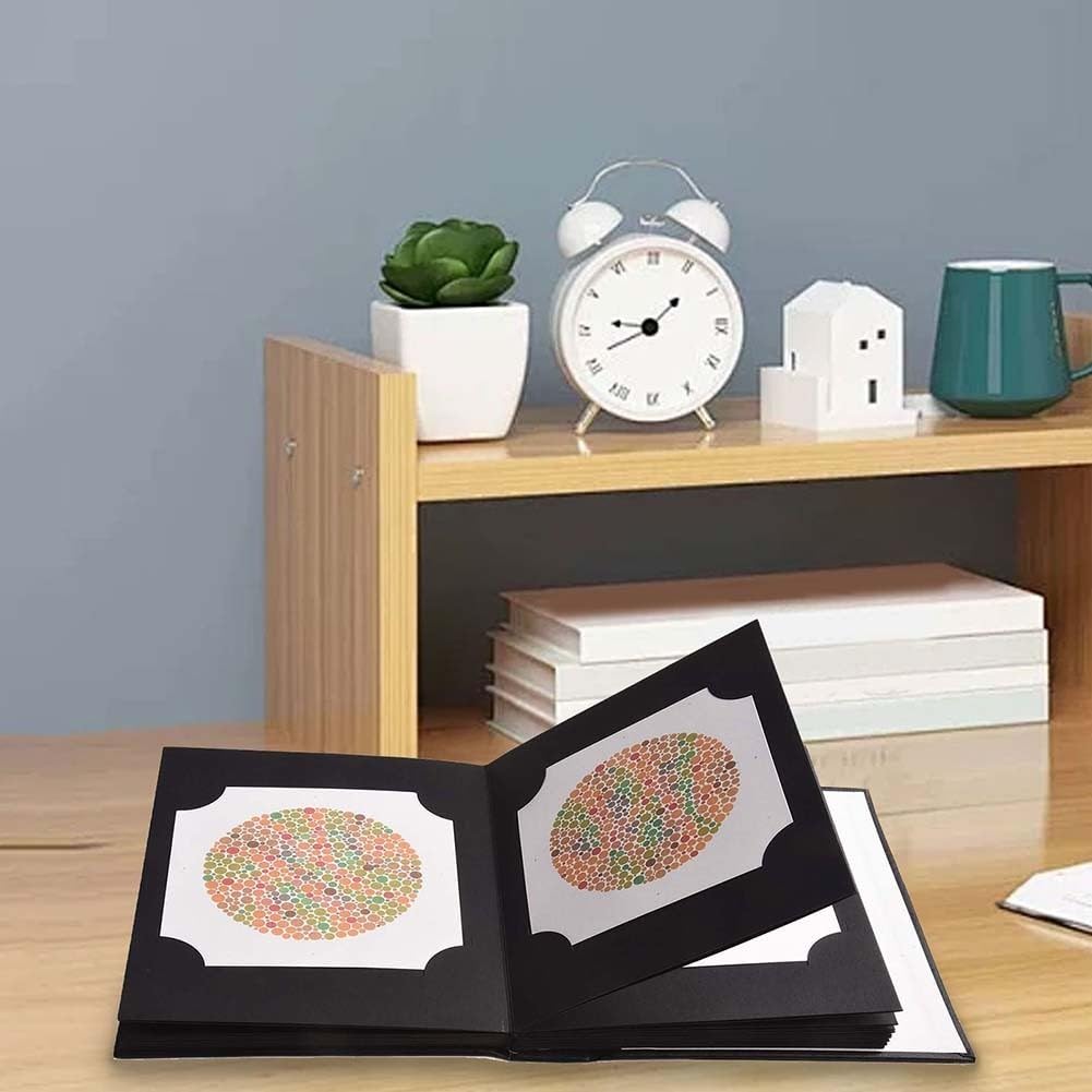 Ishihara - Cuadro de prueba de diferencia de color (38 placas para evaluación de la visión, 19 x 14,8 x 4 cm)