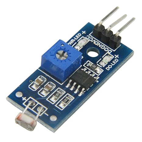 10PCS Photosensitive Sensor Module Digital Light Intensity Detection Photosensitive Resistor Module High Power High Efficiency Digital Measurement Electronic Practice DIY