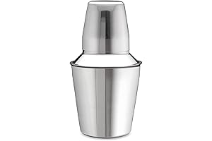 TableCraft 3-Piece Stainless Steel Mini Cocktail Mixers