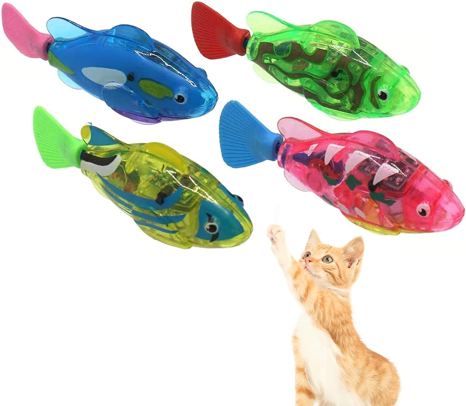 泳ぐおさかな 4点セット ペット用 おもちゃ 魚 ロボット 激安特価 動く Ledライト 光る 運動不足解消 猫 ストレス解消 犬 泳ぐおさかな 4点セット ペット用 おもちゃ 魚 ロボット 激安特価 動く Ledライト 光る 運動不足解消 猫 ストレス解消 犬