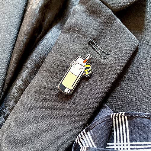 Image of Classic Cocktail Cute Enamel Pins for Bartender Aprons, Jackets, Backpacks and Purses, Shirt and Suit Lapels, Button Badges Brooch Fashion Jewelry