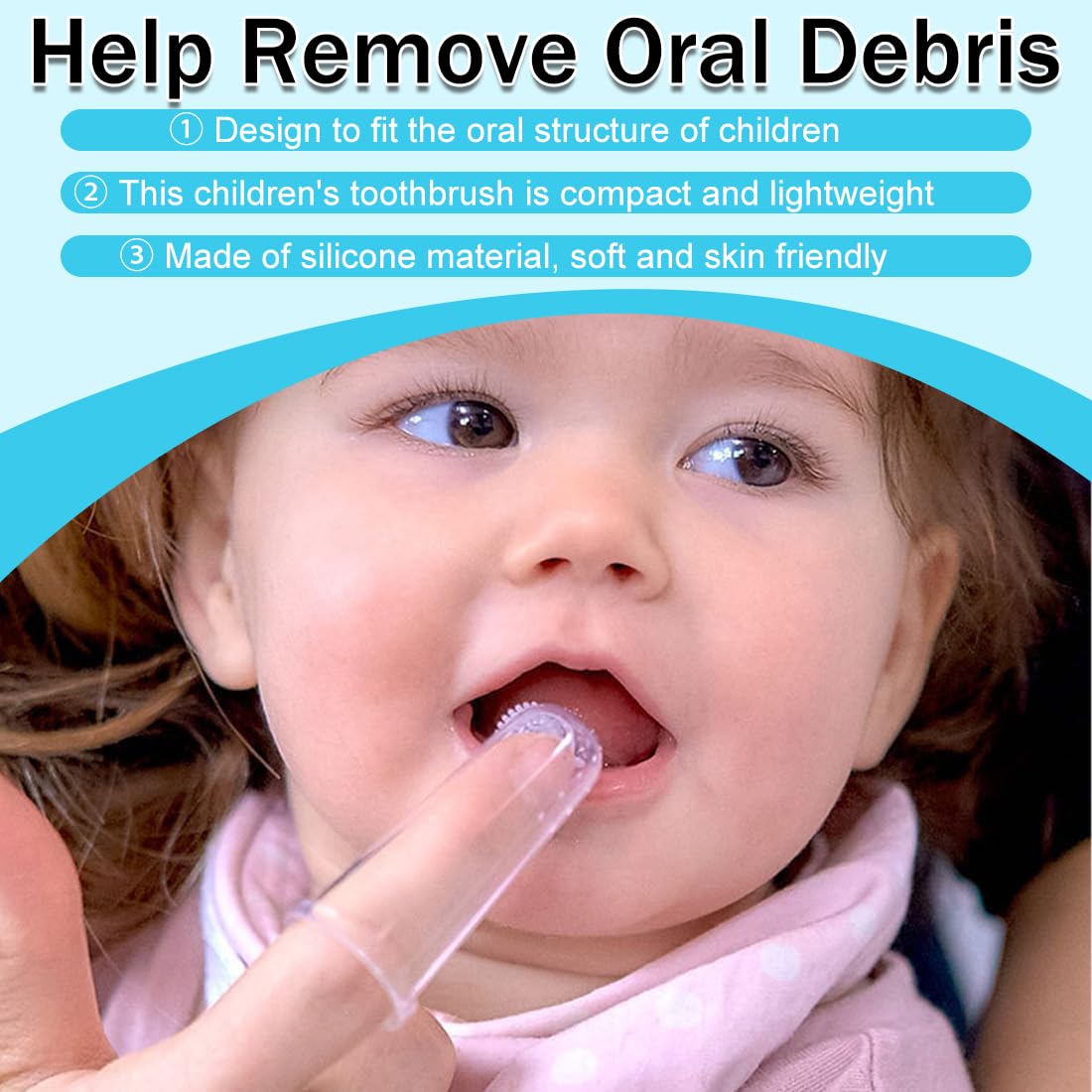 16 Pezzi Spazzolino Morbido & Sicuro da Denti per Bambino, Spazzolino da Denti di Dito in Silicone, Spazzolini per Neonati in Silicone, Spazzolini per Bebè e Bambini Piccoli, Senza BPA