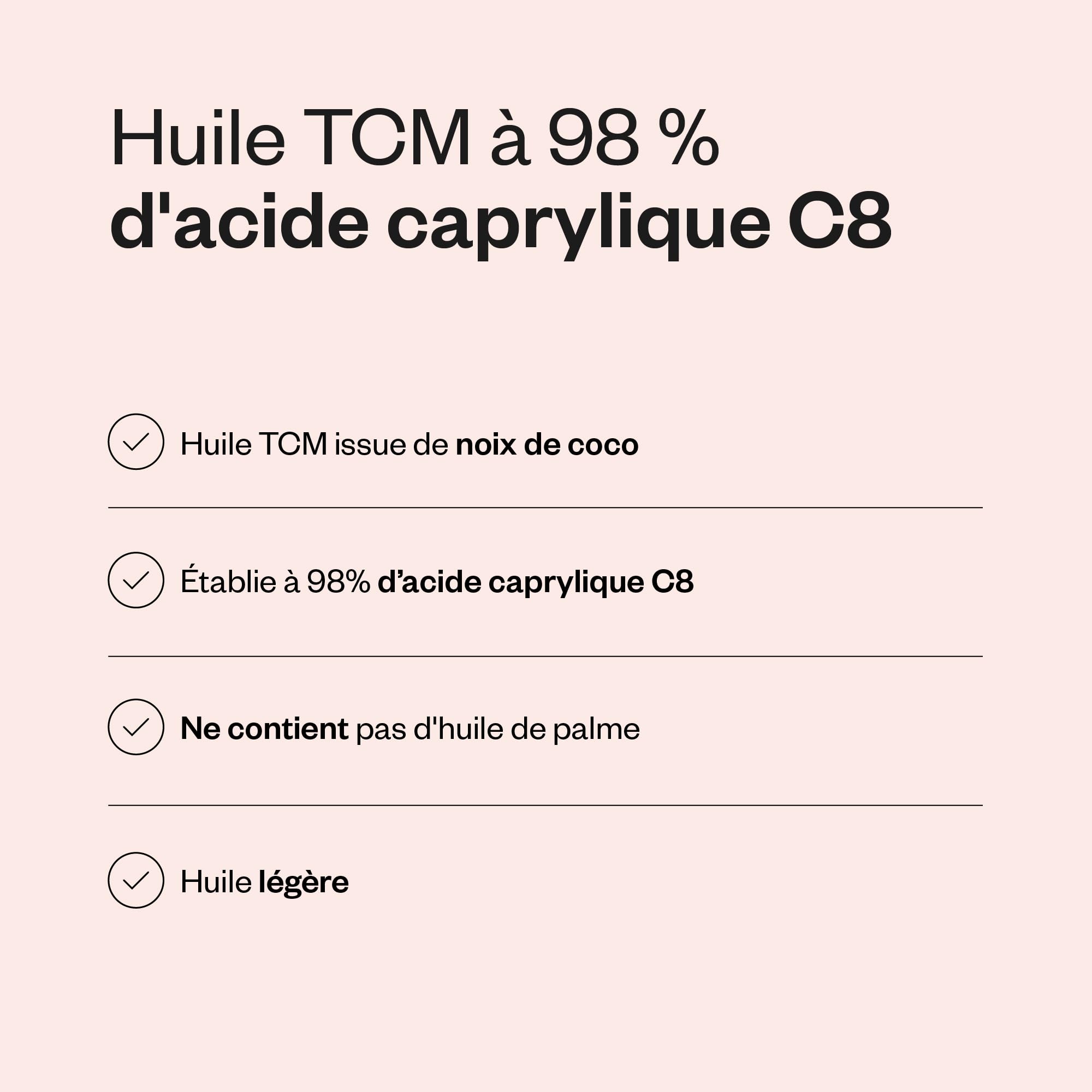 Huile TCM de Coco BIO Dosée à 98% de C8 - Preworkout - Vegan - SuperSmart | Gestion du Poids - Aide à Soutenir le Métabolisme et à Réduire l'Apport en Glucides - Régime kéto - Sans Gluten