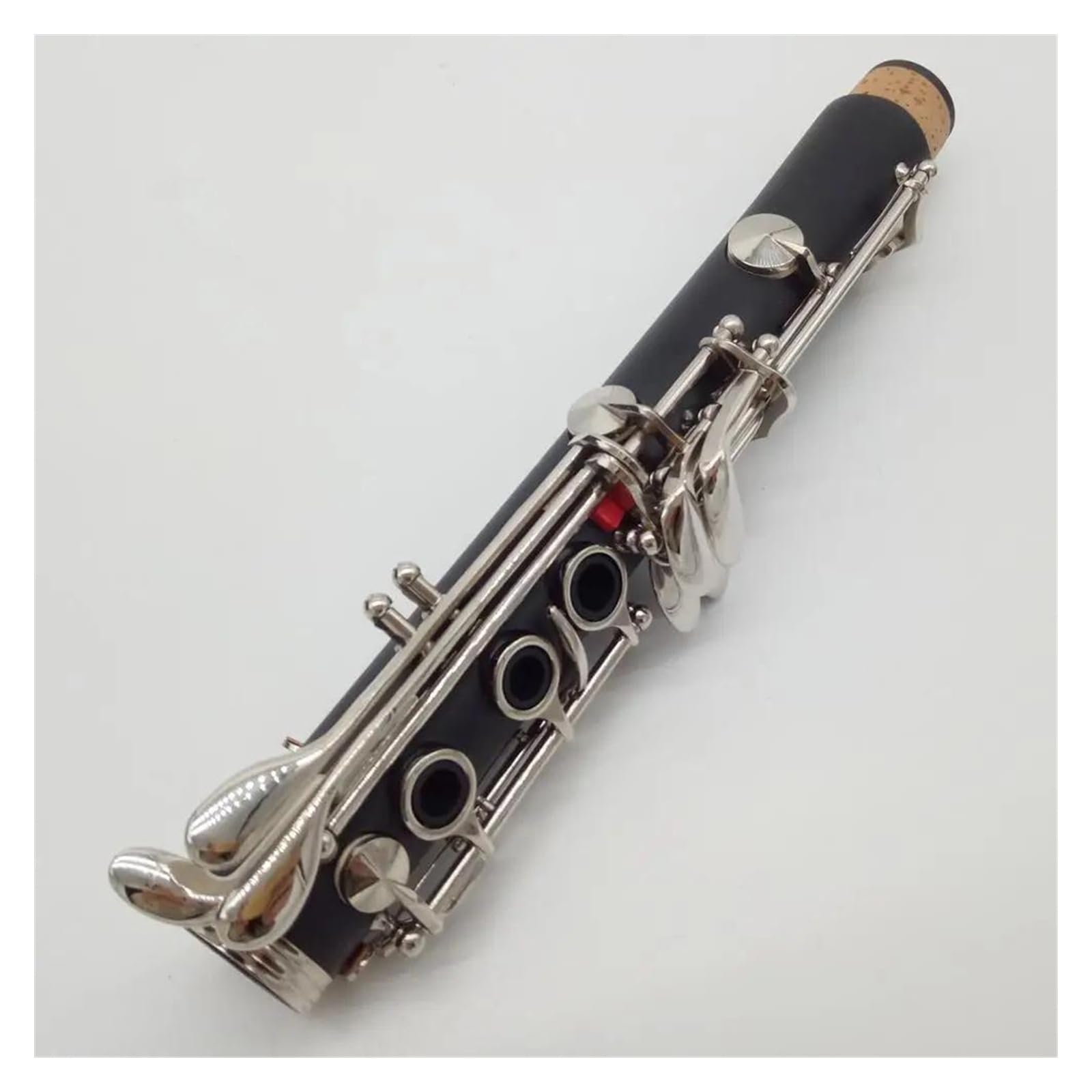 Cuerpo De Tubo De Baquelita, Clarinete Plateado, 17 Teclas, Tono Bb, Clarinete Para Estudiantes Con Estuche Y Boquilla Kit de Clarinete