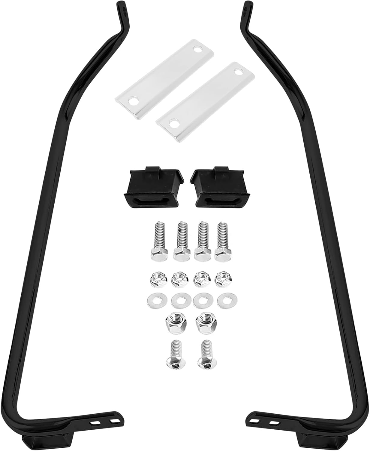 Saddlebag Support Brackets for Harley Touring Road King, Electra Glide, Ultra Classic 1997-2008, Road Glide 1998-'08, Street Glide FLHX 2006-2008 Models, Black