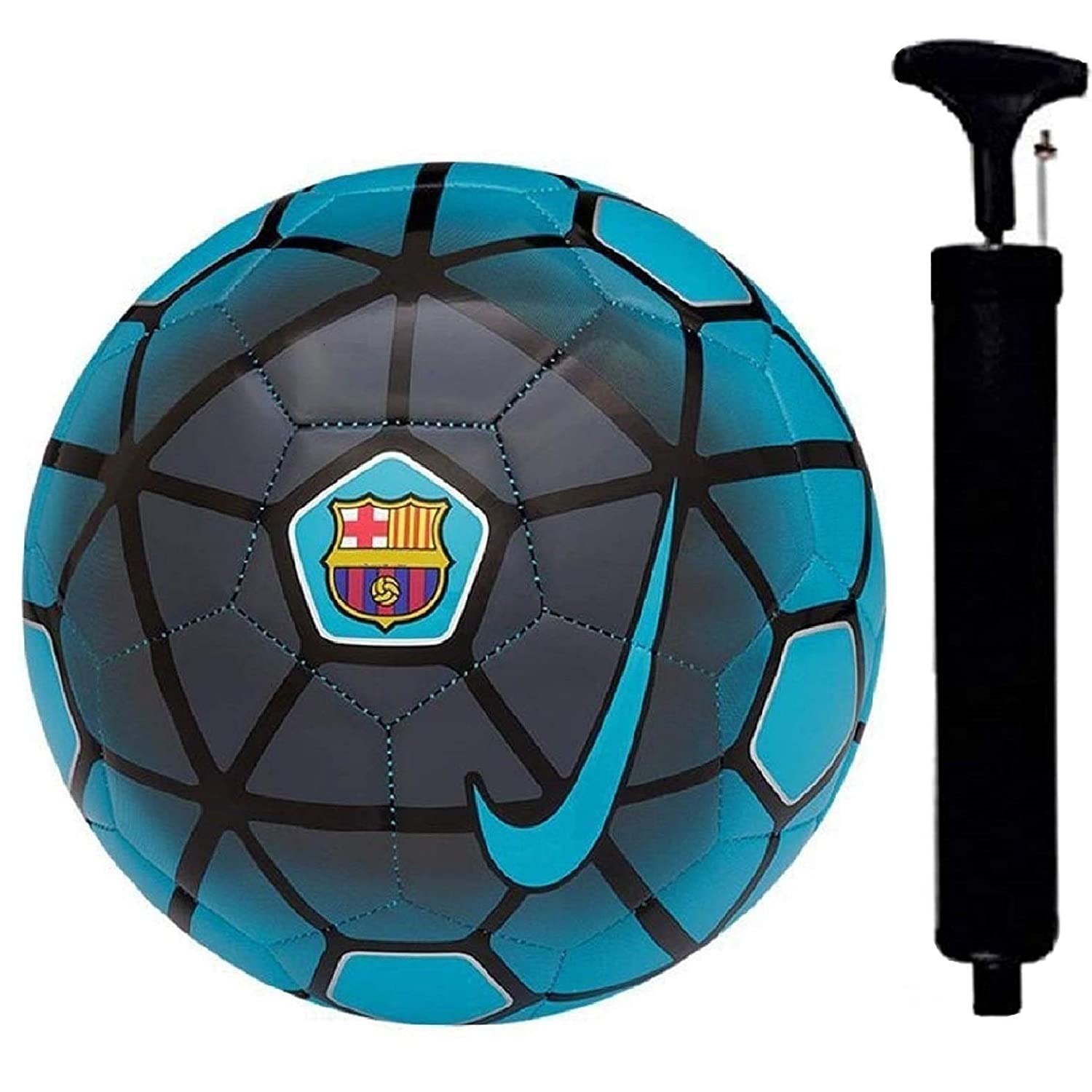 Kiraro Hand Stich Football MUFC with AIR Pump ll - Size: 5 Pack of 1 (Blue) (B0C6Y51KTT) Amazon Price History, Amazon Price Tracker