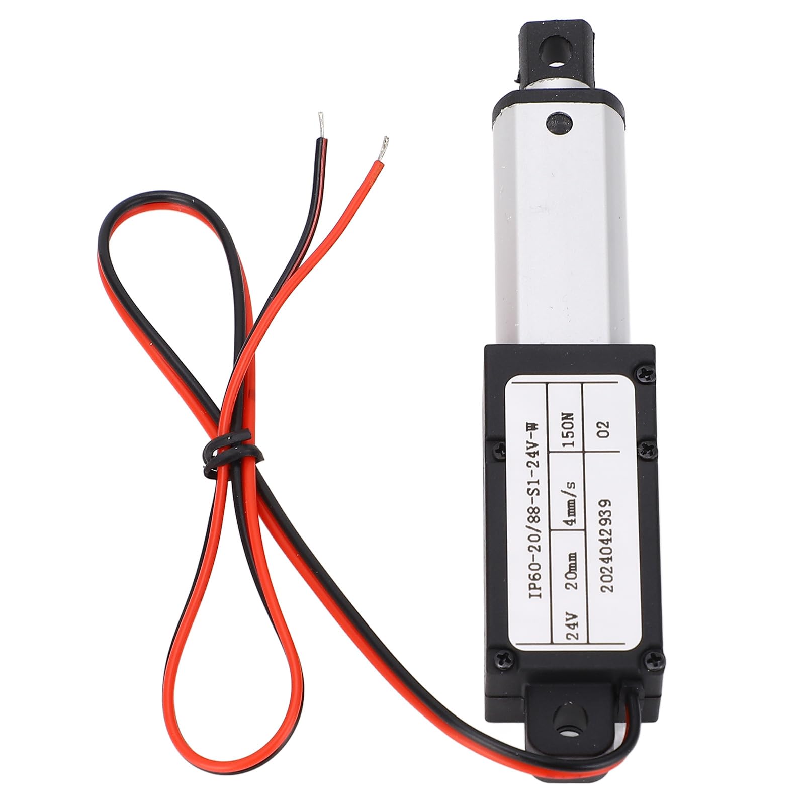 Linear Actuator 24V, Aluminum ABS Electric Linear Actuator 20mm Stroke 150N for Medical Industrial Agricultural Machinery