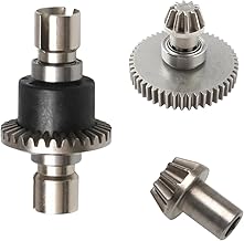 XBERSTAR Differential Bevel Gear Set Metal Steel Spur Gear for Hyper GO 1/14/1/16 H16H H16E H16P RC Differential Axis Replacement Parts