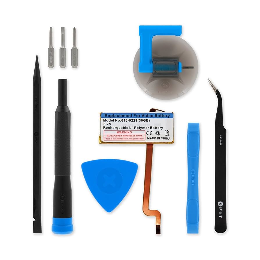 iPod classic 30GB バッテリー新品 Amazon.com : iFixit Battery Compatible with iPod Video 30 GB