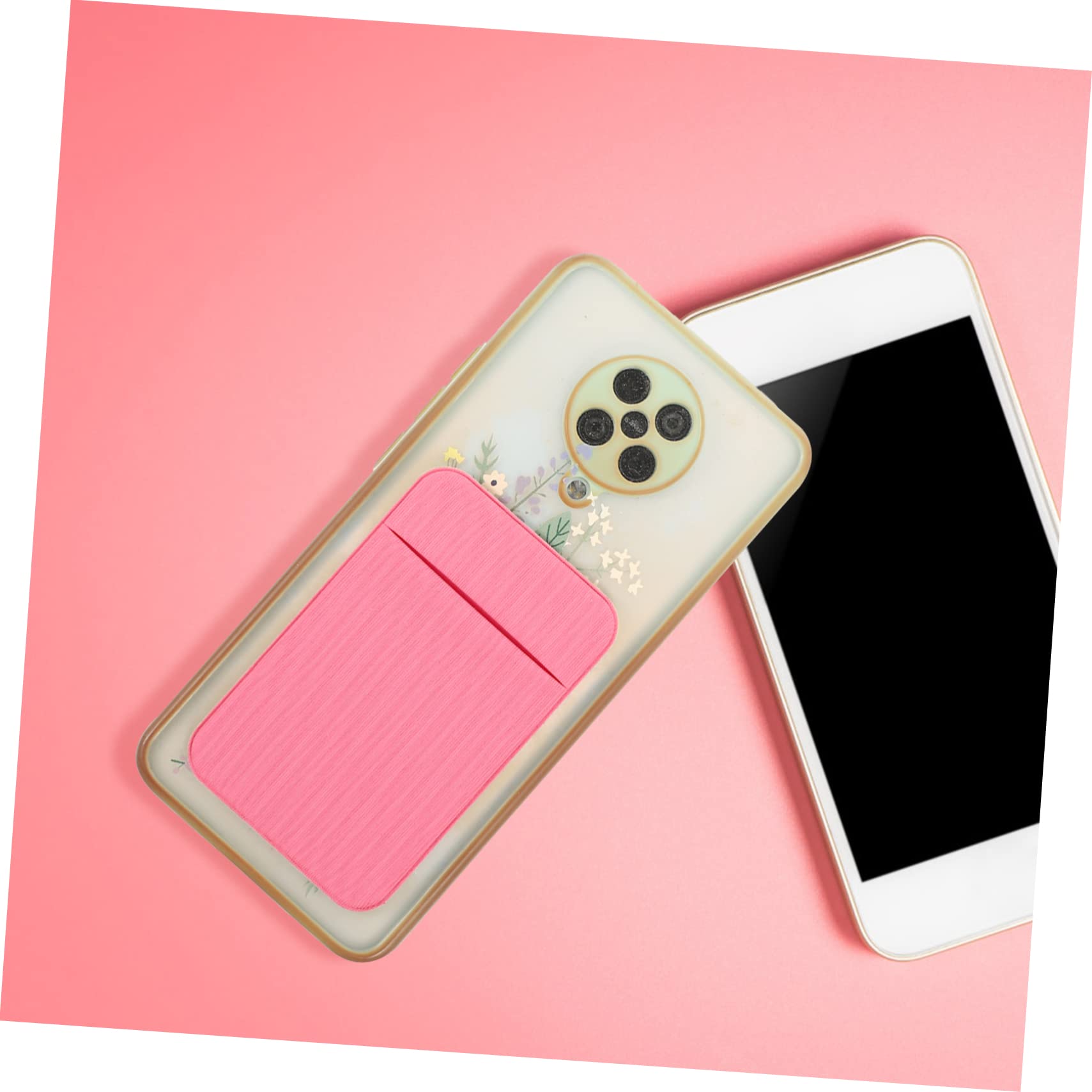UPKOCH 10pezzi Portacarte Adesivo Per Smartphone Wallet Tascabile Elastico Sicuro e Pratico Adesivo Per Retro Telefono Per Carte Di Credito e Banconote