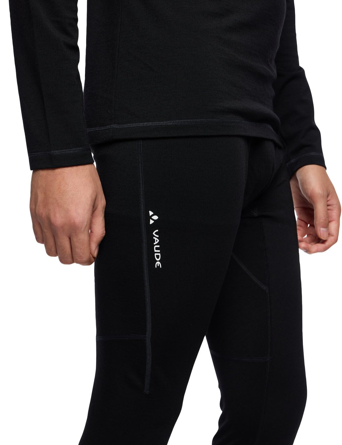 VAUDE Herren Merino Monviso Wool Tights II, bequem, trocknet schnell und hervorragende Temperaturregulierung, Passform: Slim fit