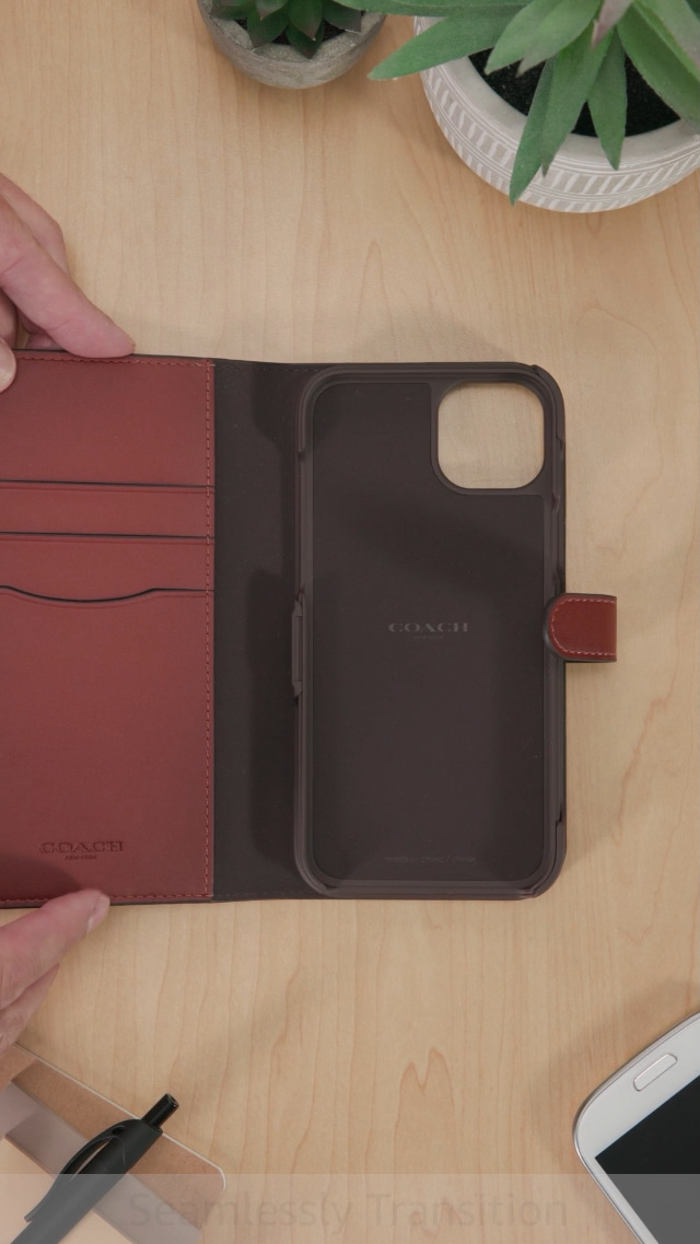 Amazon.com: Coach Signature Canvas Two Piece Detachable Wallet