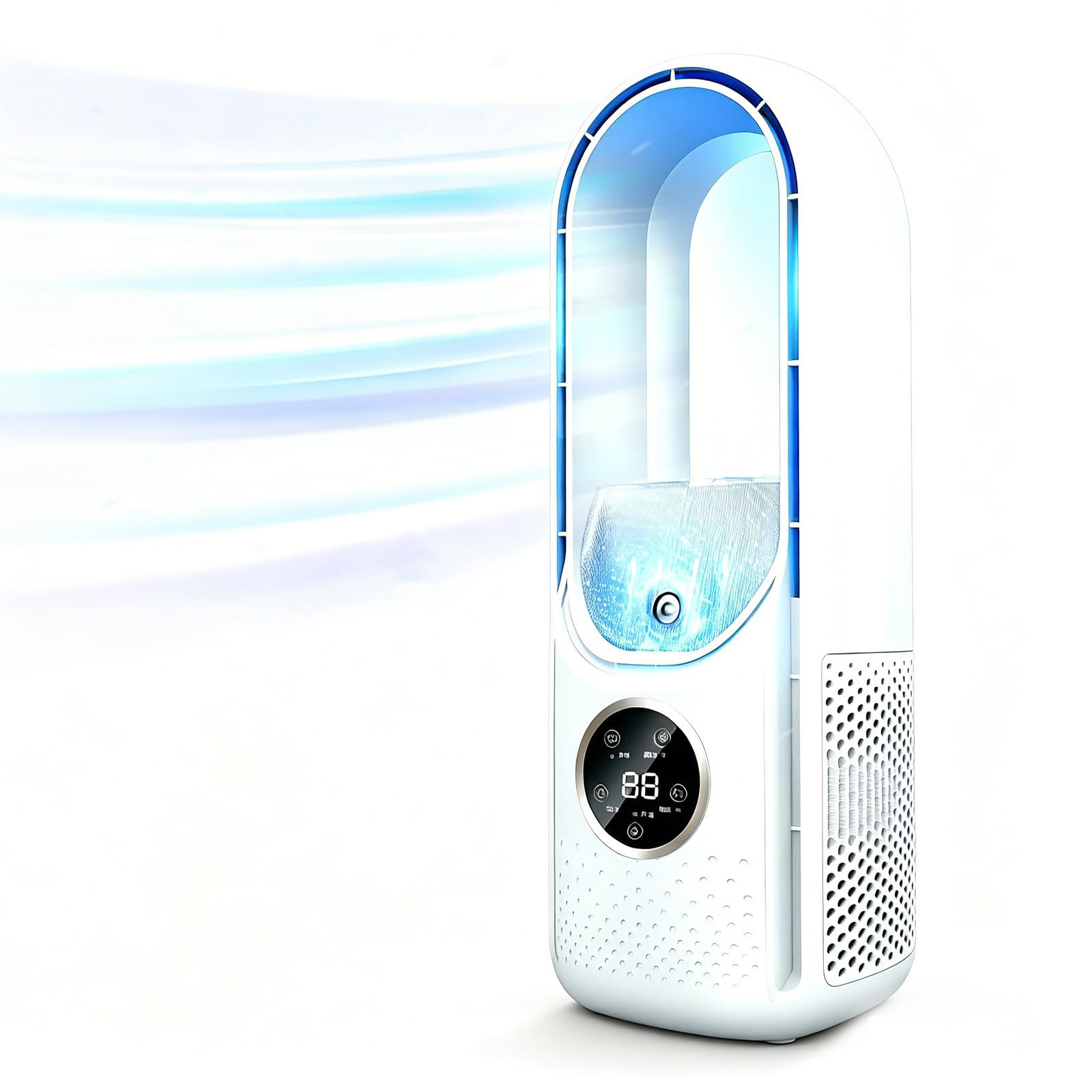 Mini climatiseur portable sans lame pour un bureau frais et silencieux en été