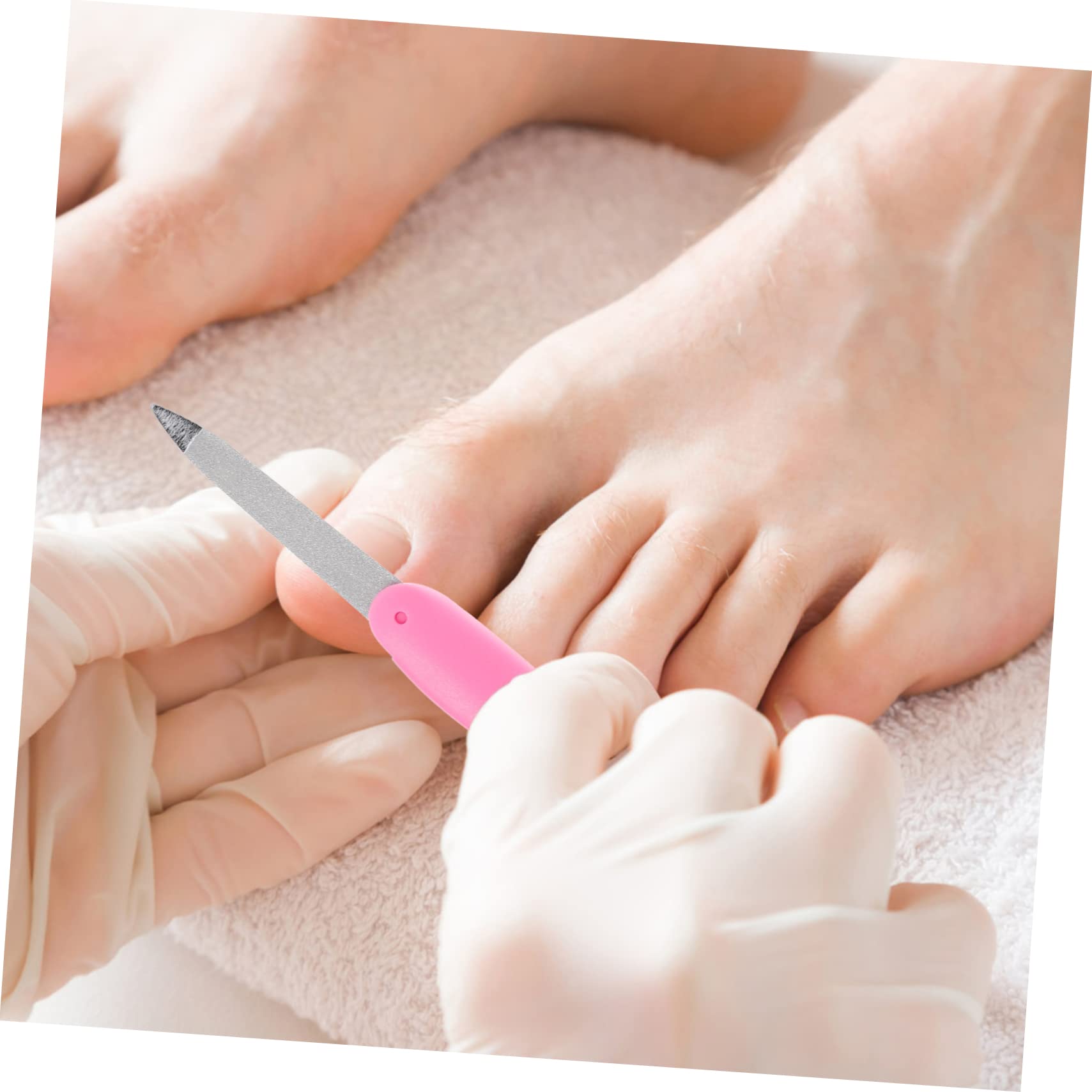 Healeved 30piezas Limas De Uñas Metálicas Plegables Herramientas Reutilizables Para Manicura Limado y Pulido De Uñas Compacto De Limas Doble Cara Para Cuidado