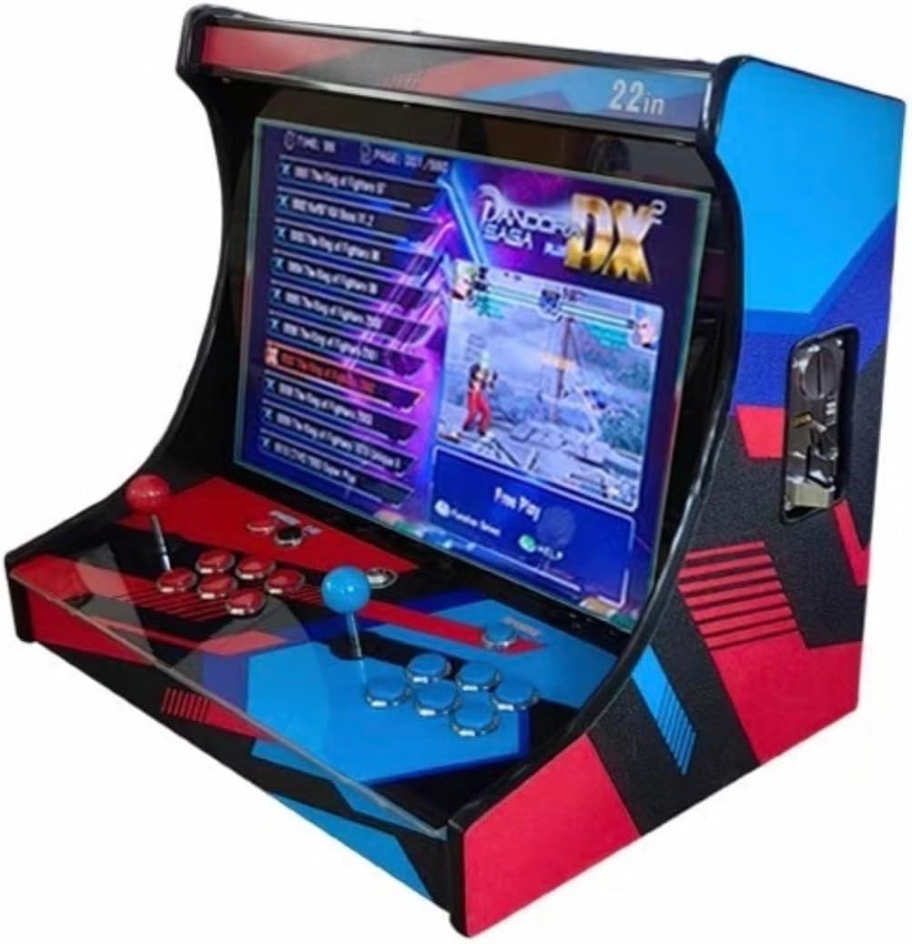 Retro Arcade Machine 22” – 20,000+ Built-in Games, Plug & Play All-in-One Gaming System Screen, Classic Arcade
