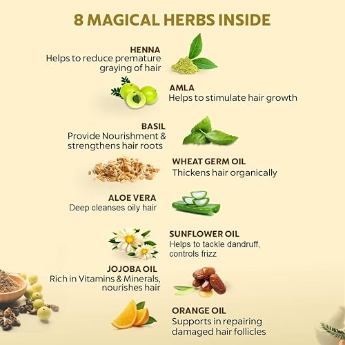 Miniatura 8 de Indus Valley Tinte de cabello de gel orgánico natural sin daños, sin amoníaco, vegano y libre de crueldad, cobertura de hasta el 100% de las canas,