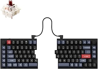 O Keychron Q11 é um teclado mecânico com fio, compatível com firmware QMK/VIA, possui retroiluminação RGB e suporte para hot-swappable. (Q11Brown Switches, Q11-MZ RGB 【Hot-Swappable】)