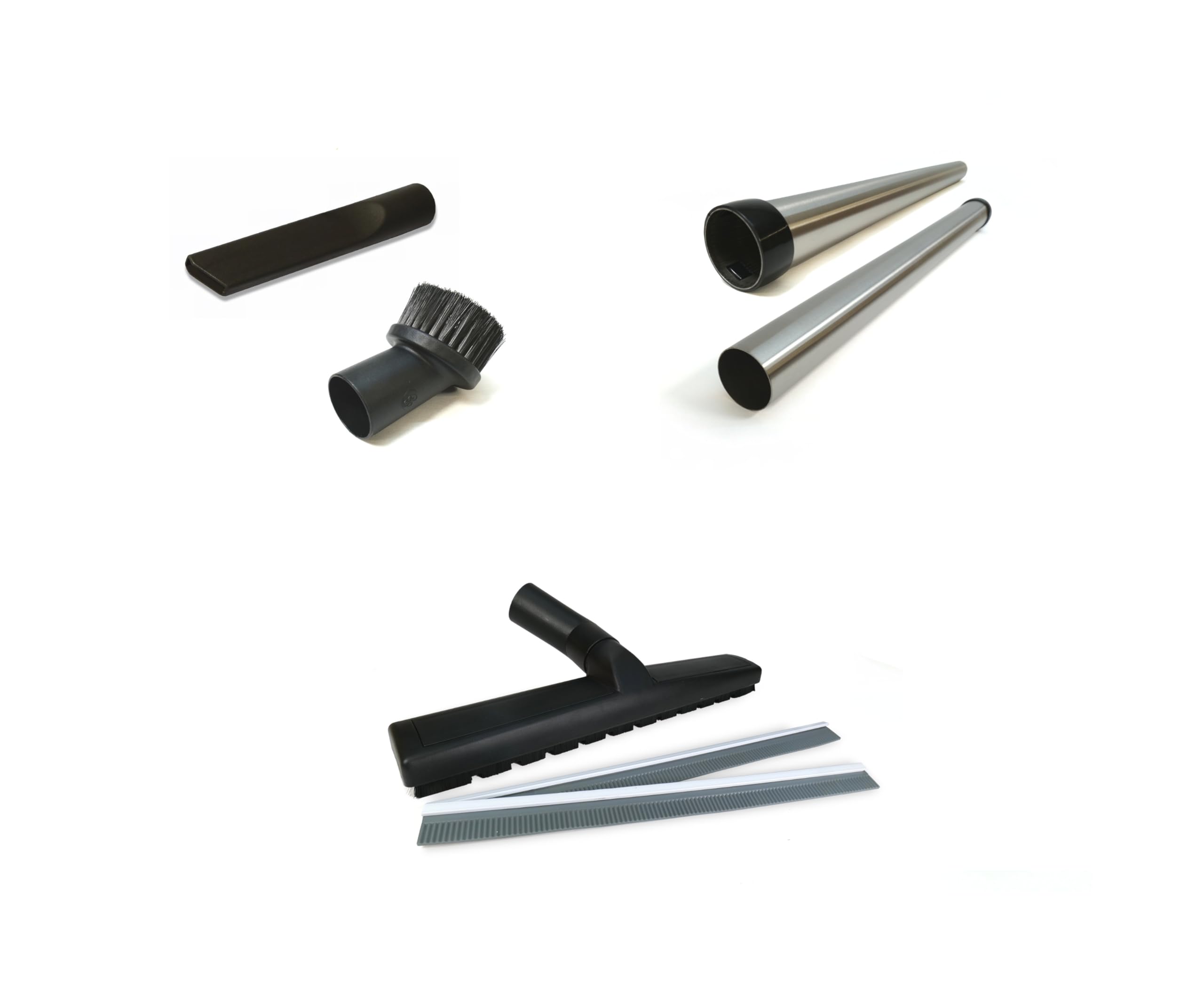 Kallefornia K670E_Kit Zubehör-Set DN35 35mm Set Saugrohr + Bodendüse + Düsen-Set geeignet für Kärcher NT 48/1